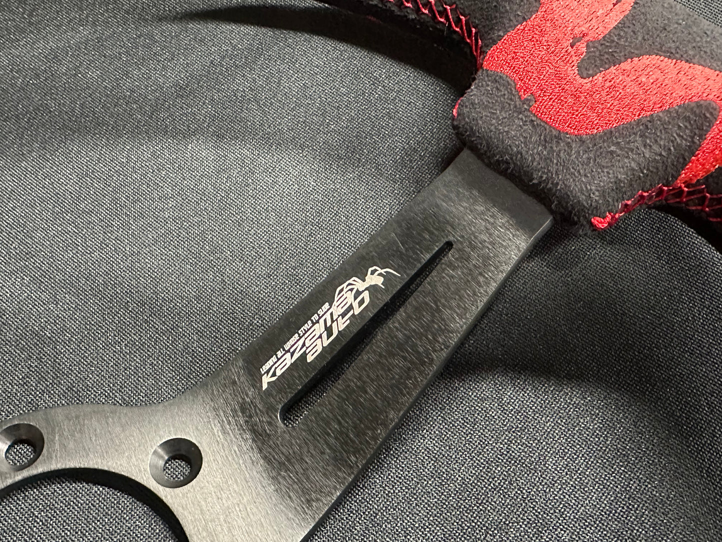 Kazama Auto steering wheel (Red)