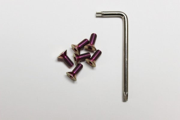 Vertex Titanium Steering Wheel Torx Bolts (Purple)