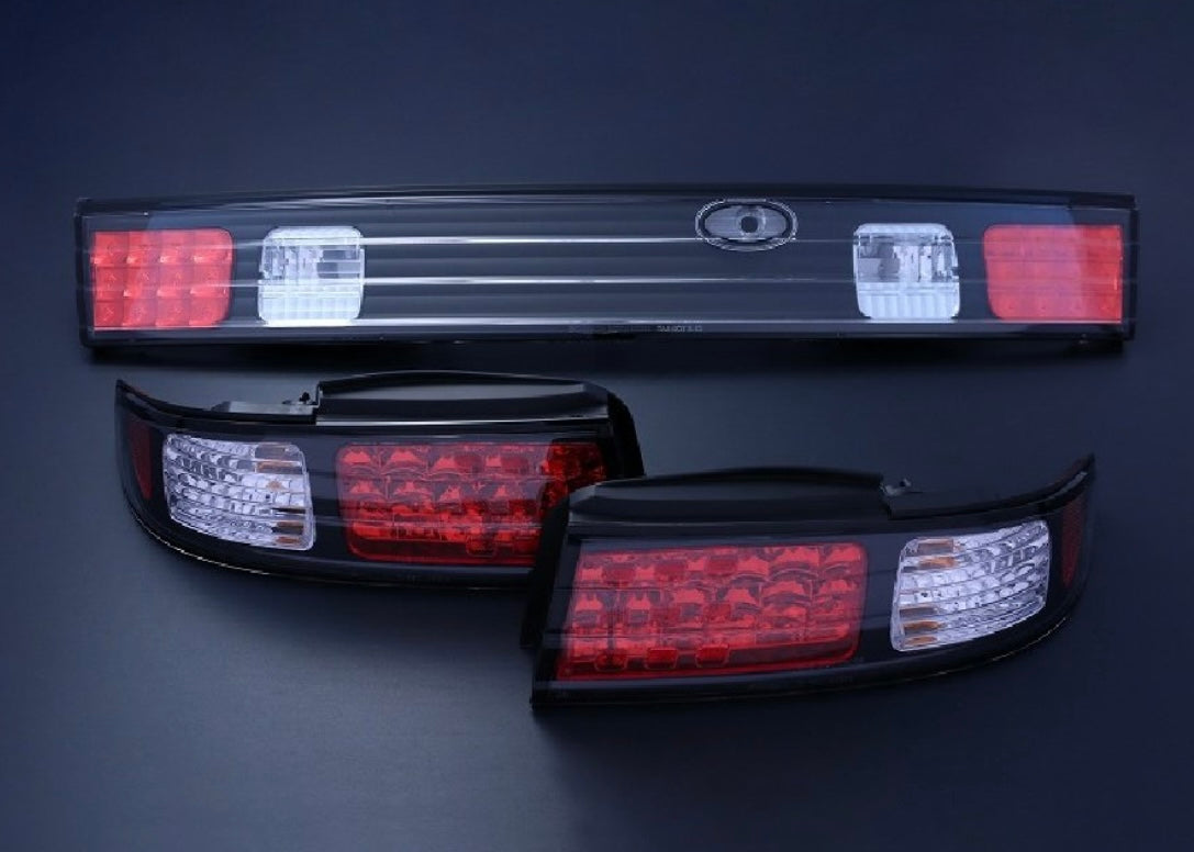 DMAX S14 LED tail lamp 3-piece SET (black)