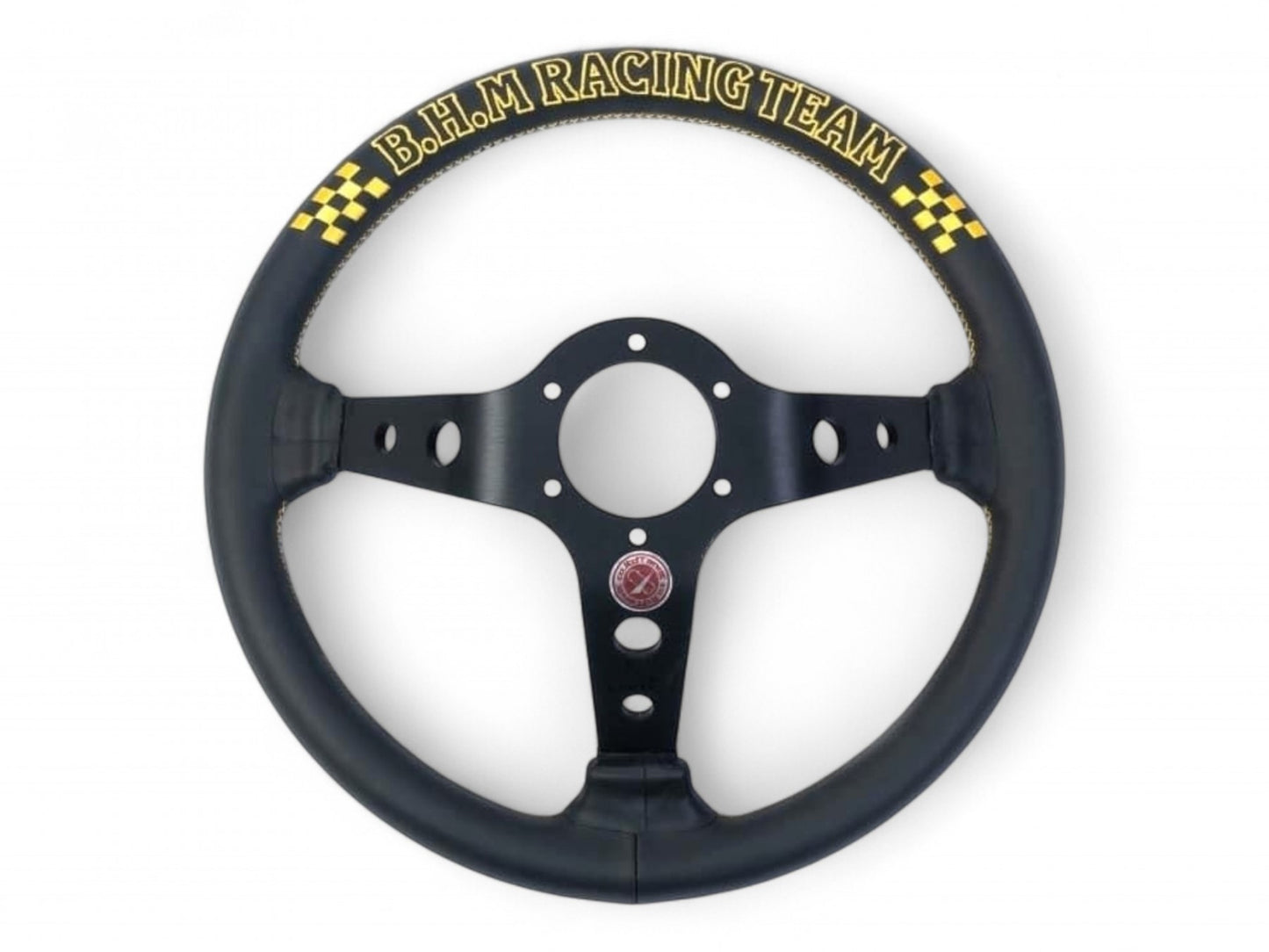 Vertex x Block Head Motors Steering Wheel