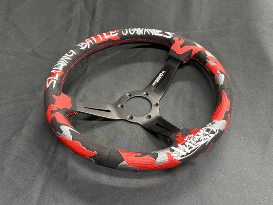 Kazama Auto steering wheel (Red)