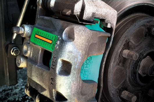 Project Mu calliper temp indicator
