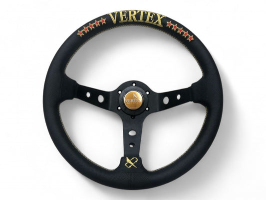 Vertex 10 Star Gold Steering Wheel