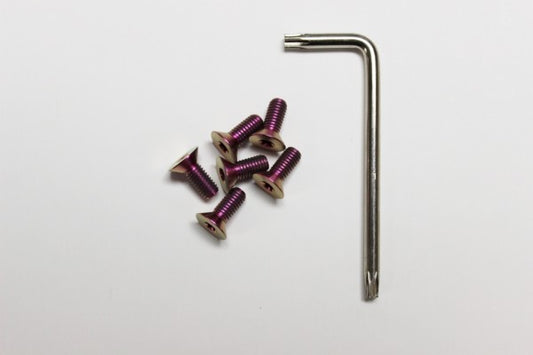 Vertex Titanium Steering Wheel Torx Bolts (Purple)