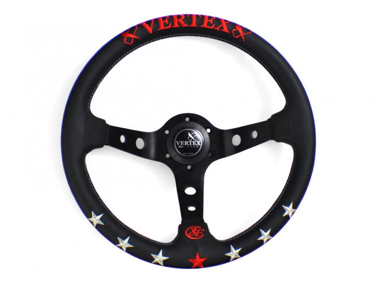 Vertex 7 Star Steering Wheel Red/Blue