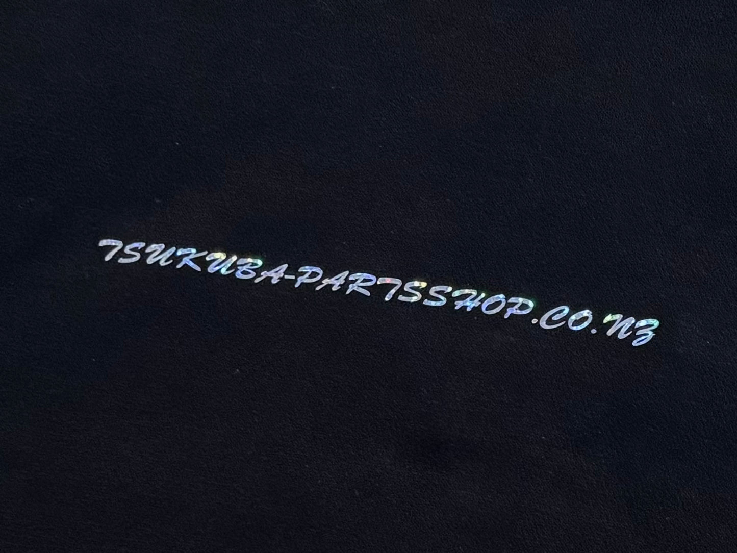 Tsukuba Script Glitter Sticker