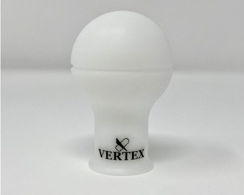 Vertex Monochrome Shift Knob White with Black Logo