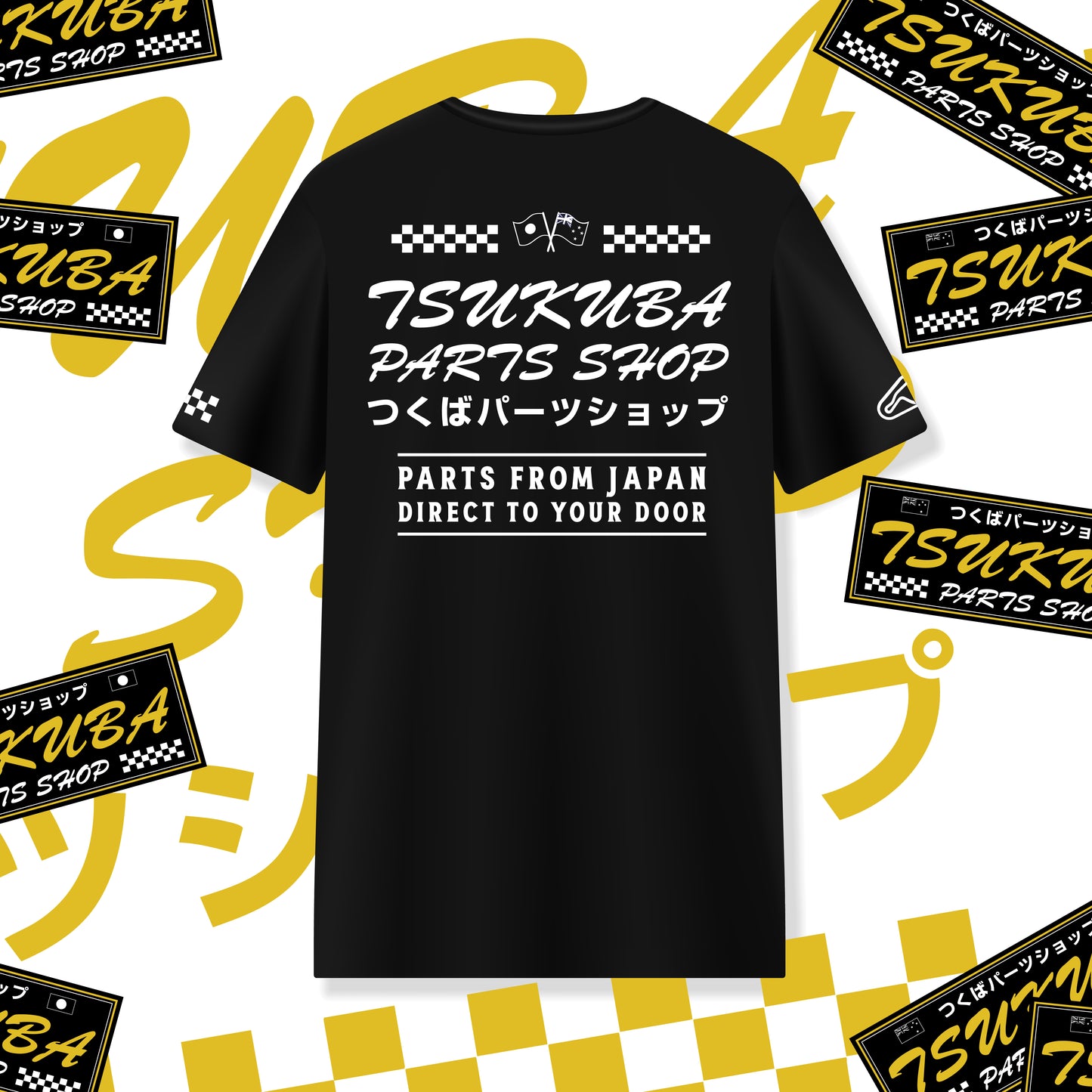 Tsukuba Script Combo (Hood, Tee, Sticker)