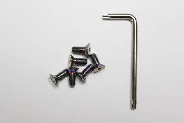 Vertex Titanium Steering Wheel Torx Bolts (Rainbow)