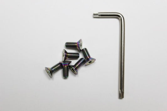 Vertex Titanium Steering Wheel Torx Bolts (Silver)