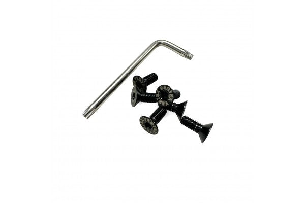 Vertex Titanium Steering Wheel Torx Bolts (BLACK with laser etched vertex logo)