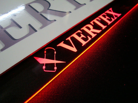 Vertex LED licence plate surround