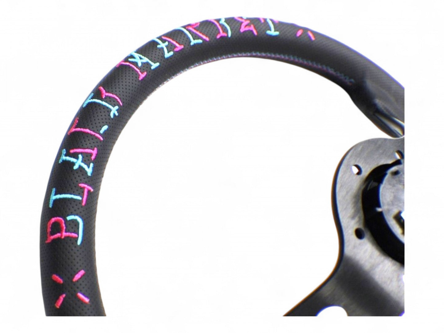 Vertex Speed Steering Wheel Pink/Blue